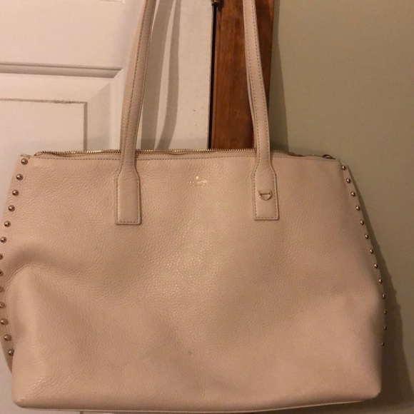 Kate Spade cream color pebble leather tote - Picture 1 of 10